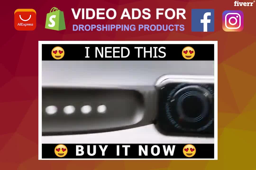 I will do dropshipping fb,ig and shopify product video ads