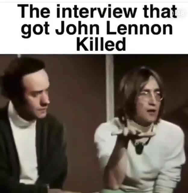 Lennon died for this?