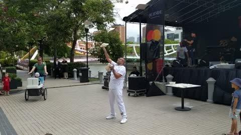Pizza Dough Juggling