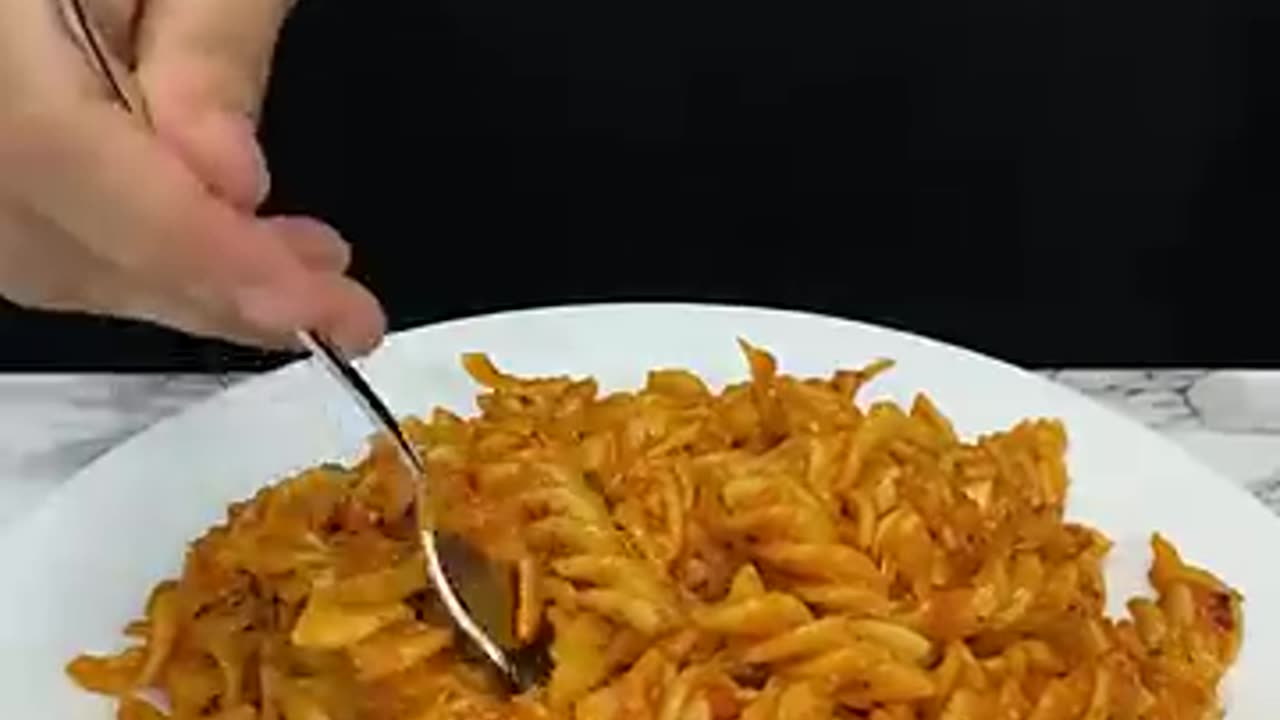 Red sauce pasta ASMR