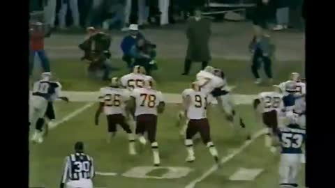 1992-12-13 Dallas Cowboys vs Washington Redskins