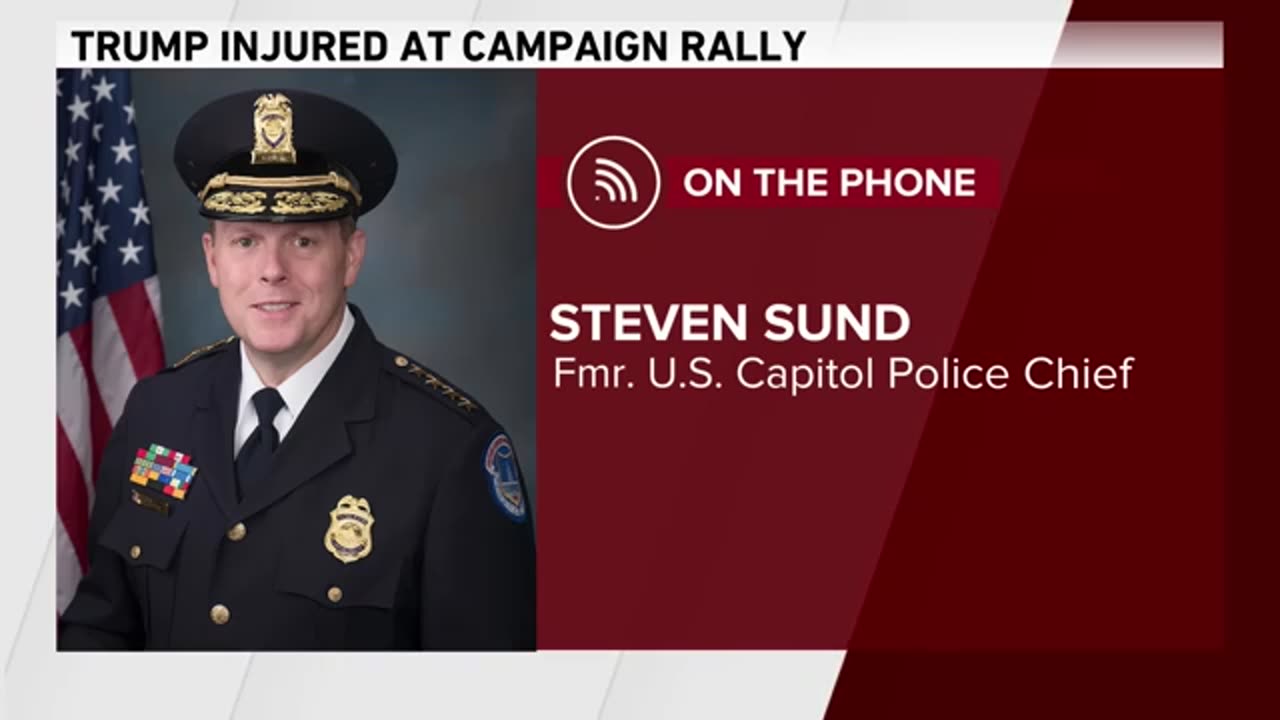 Former U.S. Capitol Police Chief speaks on deadly shooting at rally for former President Trump