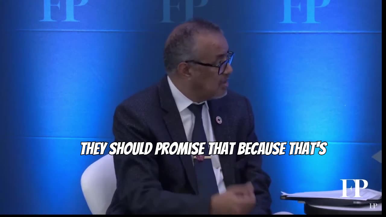 WHO chief dr. Tedros on mis- and disinformation undermining pandemic treaty