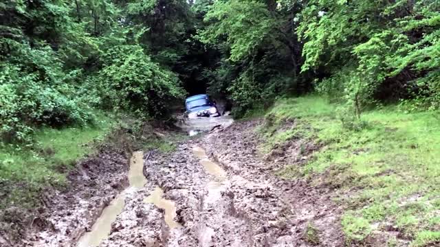 rush through the mud puddle