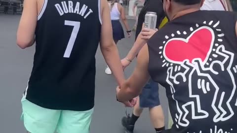 Man Prank Hold Hands With other man