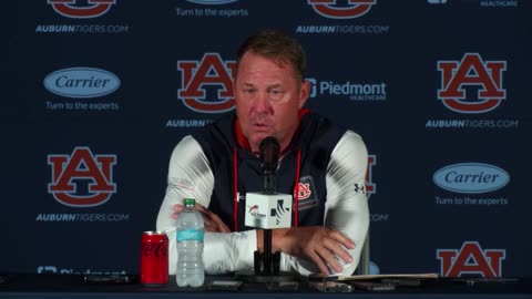 Auburn Football Head Coach Hugh Freeze Previews Week 10 Matchup vs Vanderbilt