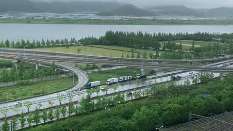 The view of Korea from my house