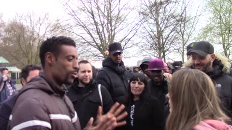 Is the quran written in pure Arabic? Speakers Corner.