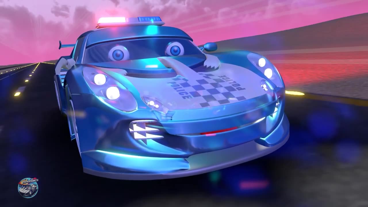 I Am Police Car Song & Cartoon Video for Kids