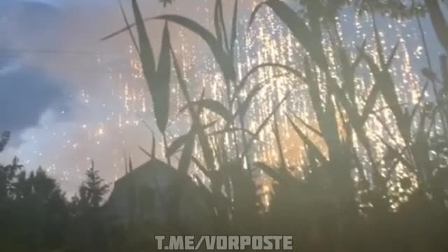 Ukraine War - Armed Forces of Ukraine under the "rain" of incendiary shells