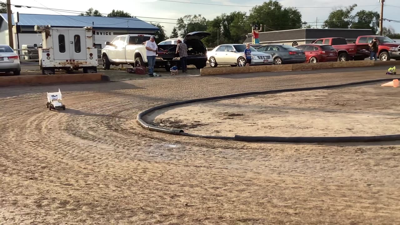 Sprint car exhibition race 7/19/24