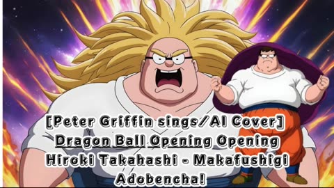 [Peter Griffin sings/AI Cover] Dragon Ball Opening Hiroki Takahashi - Makafushigi Adobenchā!