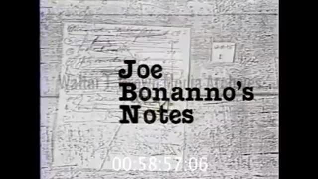 The Big Cheese - Joe Bonanno’s Notes (1981)