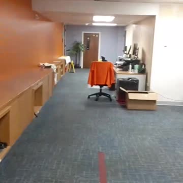 Flashback! When the volunteer office gets an upgrade.