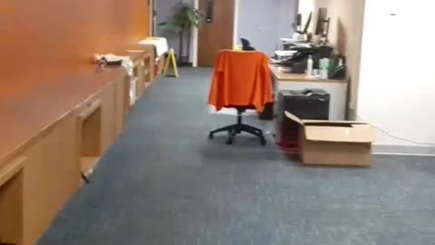 Flashback! When the volunteer office gets an upgrade.