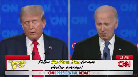 Trump Biden first presidential debate remix 2024