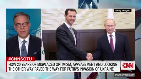 Jake Tapper says 20 years of US appeasement paved the way for Putin's invasion