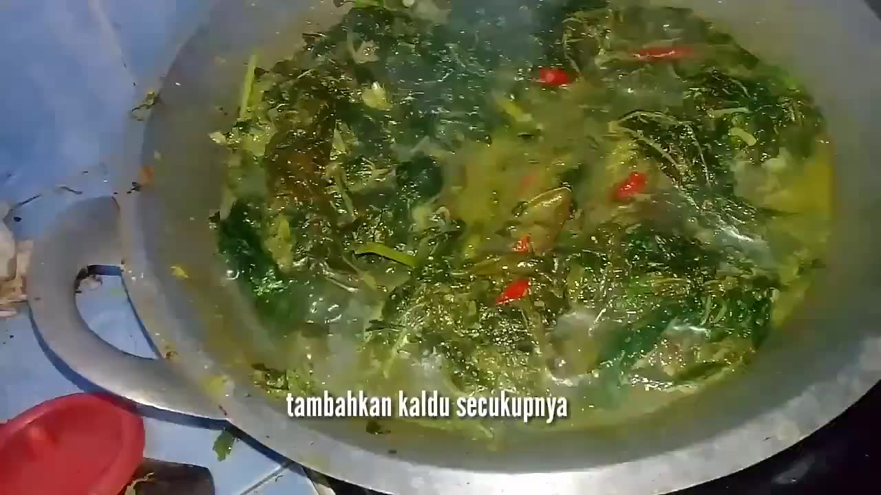 Resep daun singkong santan sederhana