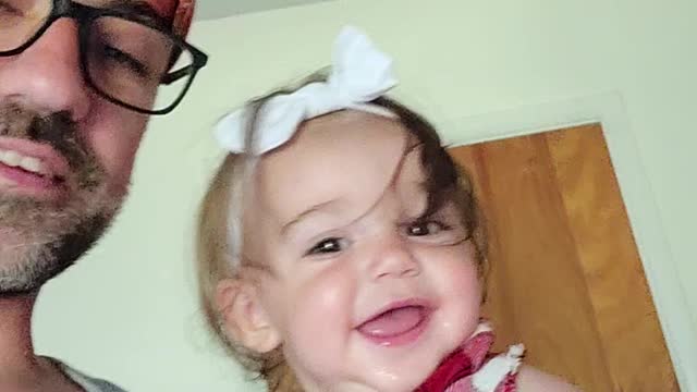 Liberty's Learning to Say Daddy