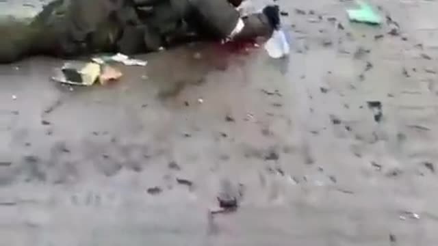 Warning Graphic Content ‼️City of Gostomel, Russian military equipment and dead soldiers