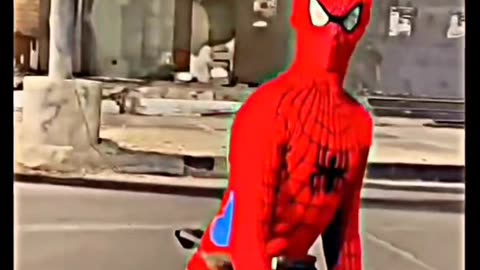 Spider man funny dance