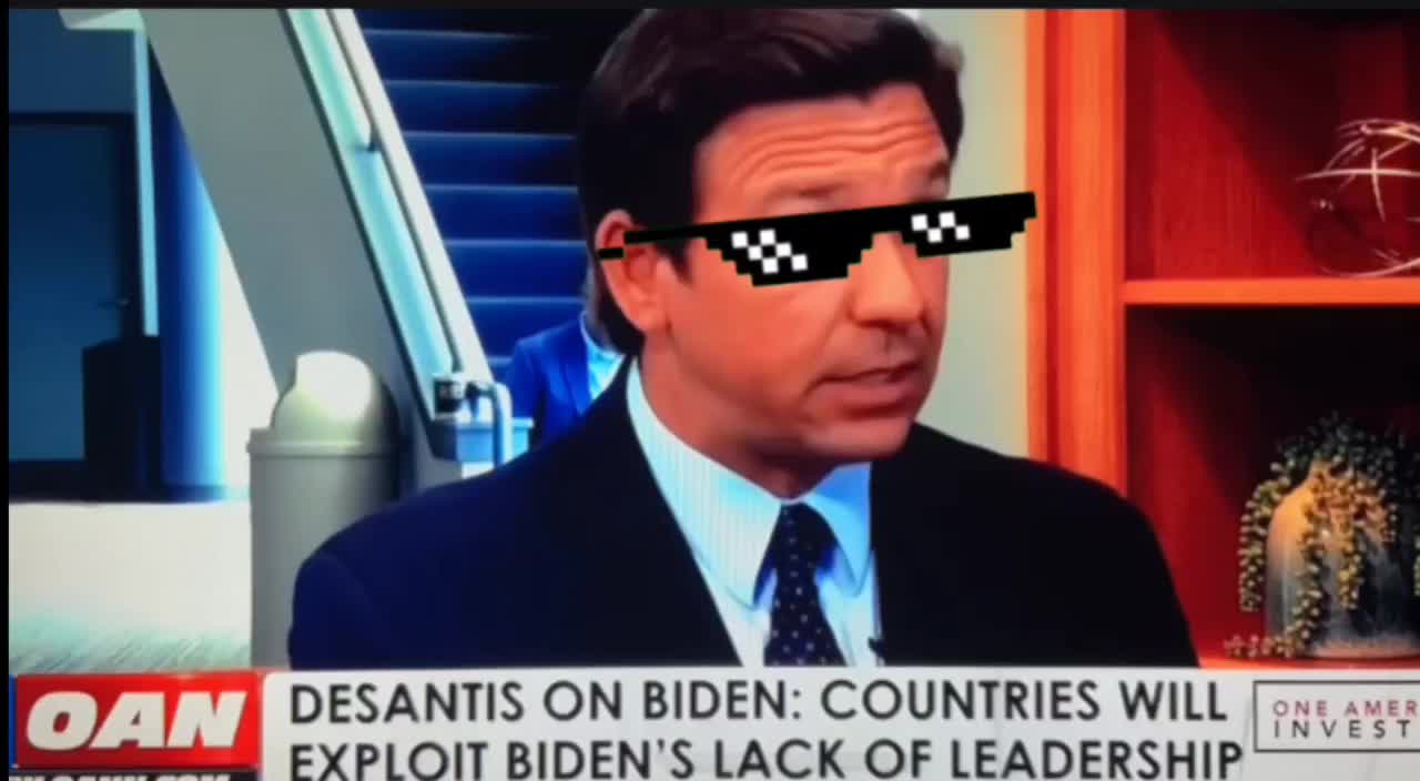 Based Governor DeSantis on Biden: "He's 6 fries short of a happy meal"