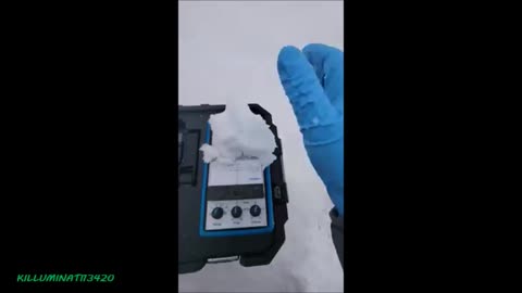 This is What Radioactive Snow Looks Like