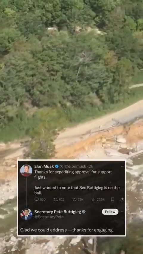 Elon Musk thanks Pete Buttigieg for helping him
