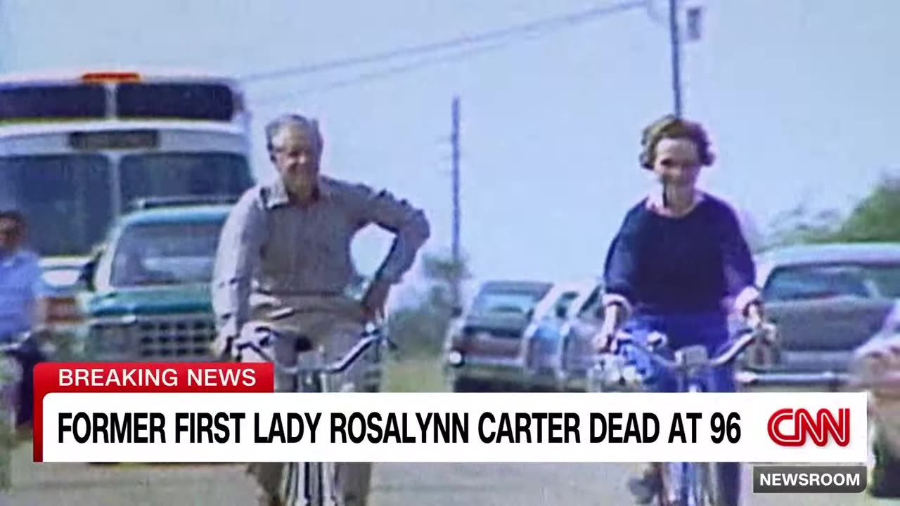 Former first lady Rosalynn Carter dead at 96