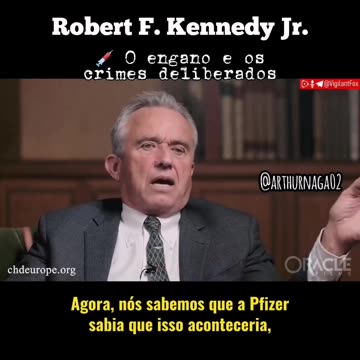 Global agenda • Robert Kennedy Jr. • Pharmaceutical Industry • COVID-19 • PT-BR (2023,12,13) 👀🔥☢️