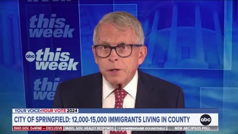 Ohio Governor Mike Dewine says Springfield Haitian Migrants are not eating pets and are hard workers