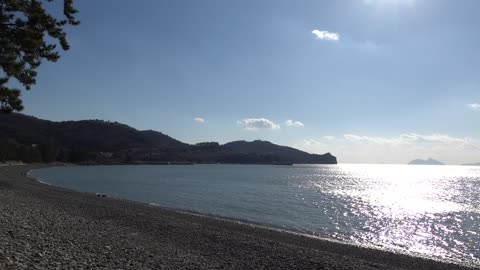 The sea from gravel beach 3