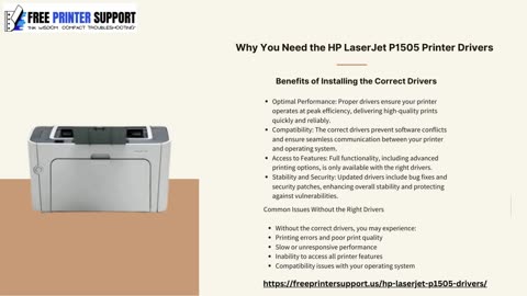 HP Laserjet P1505 Printer Drivers – Download