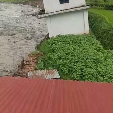 Heavy land slide in Nepal