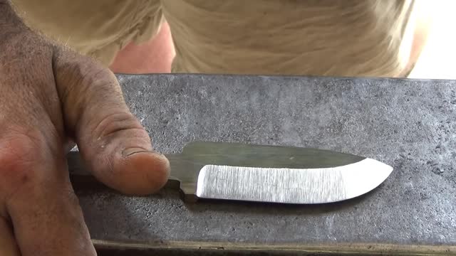 Forging a Damascus Billet