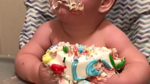 Baby's first smash cake