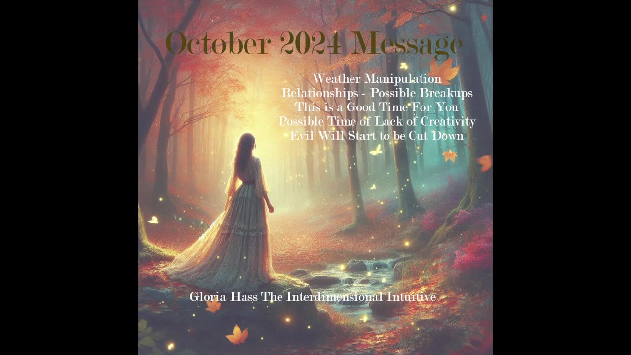 Intuitive/Spiritual Message for October 2024