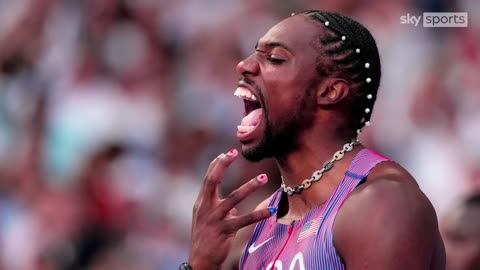 Noah Lyles wins men's 100m final in photo finish