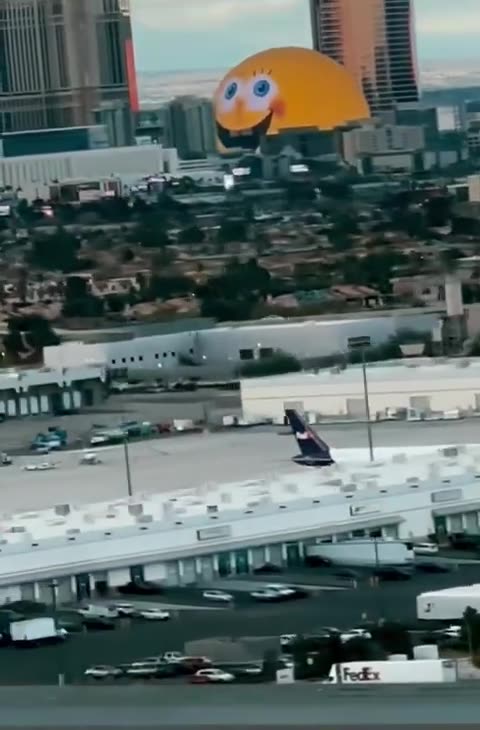 Trump Force One landing in Las Vegas, Nevada