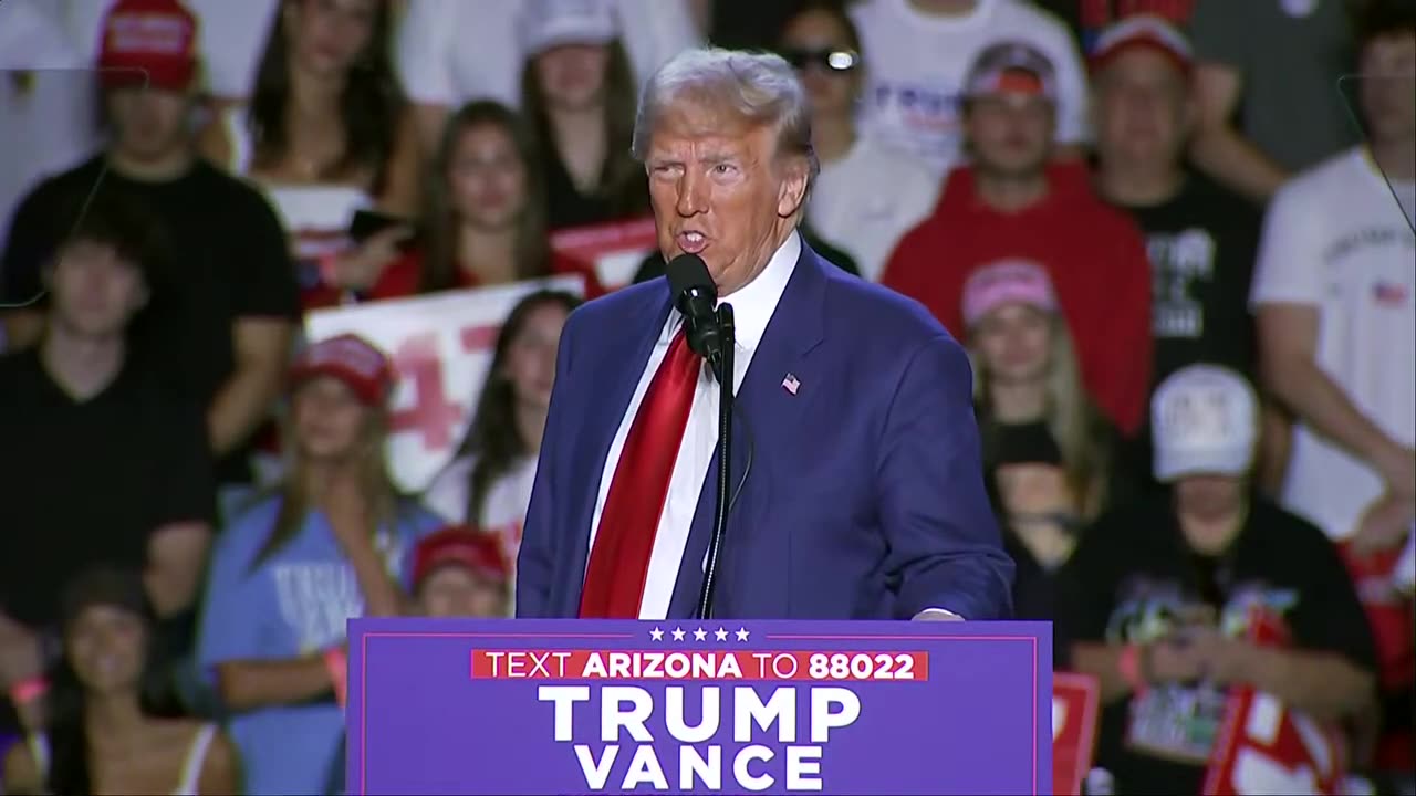 Donald Trump Rally Tempe Arizona 10/24/24