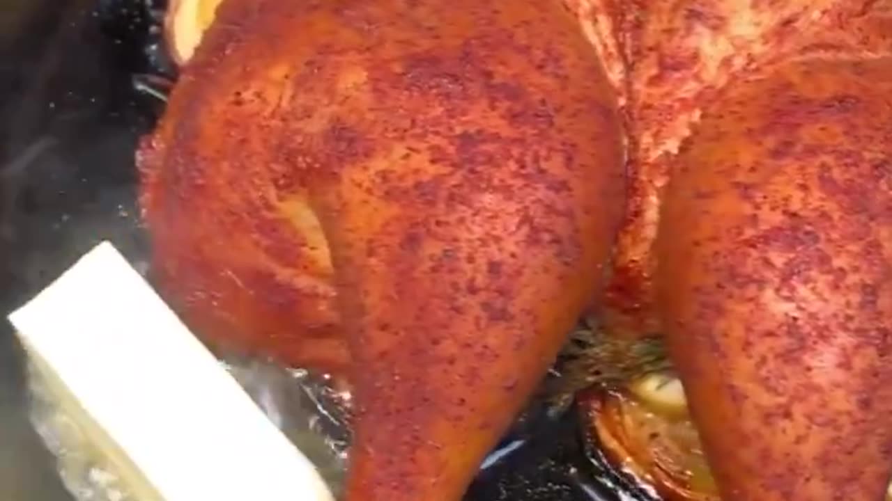 Chicken in hot sauce fried in butter