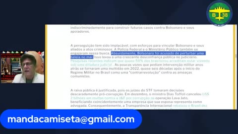 Alexandre Moraes sofre reação internacional. A comunidade global toma conhecimento.