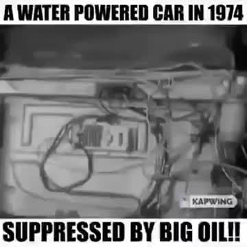 A WATER POWERED CAR IN 1974