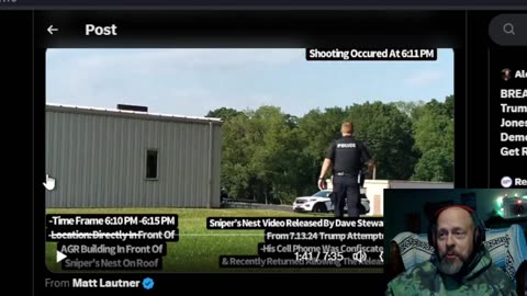 frosty scrolls: twitter scrolling (7/29/24, part 2) Trump assassination updates. Witness video.