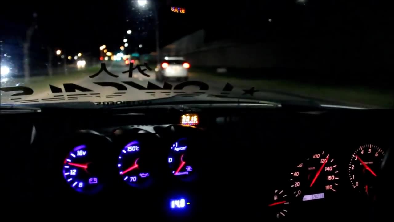 JDM R34 Skyline (RB25DET) Night Drive (Turbo Sounds + Backfires)