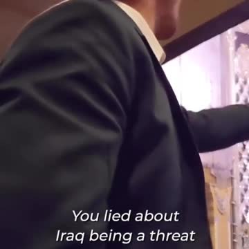 Veteran Blasts Bush for the Deaths Caused in Iraq