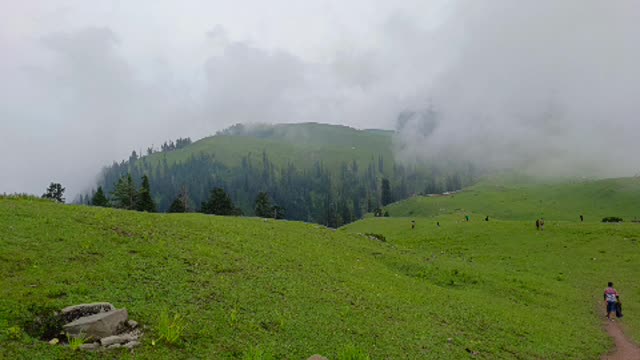 Green mountains