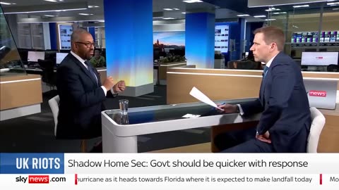 The government has to move much more quickly - Ex-home secretary on riots