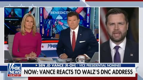 JD Vance reacts to Tim Walz’s DNC speech
