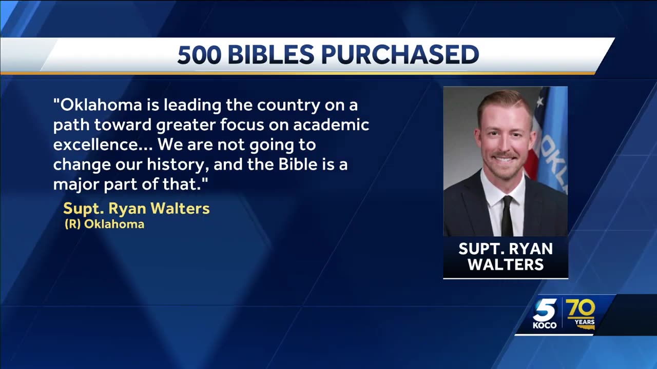 Oklahoma will bring back Bible in schools